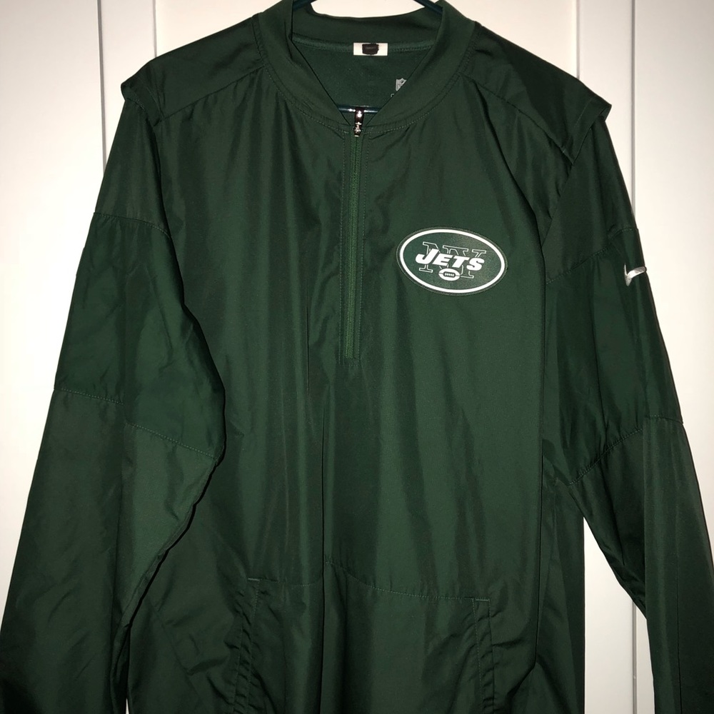 Nike Storm-Fit NY JETS pullover jacket, Size L